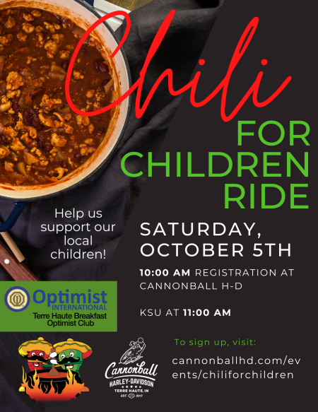 Chili for Children Ride Poster